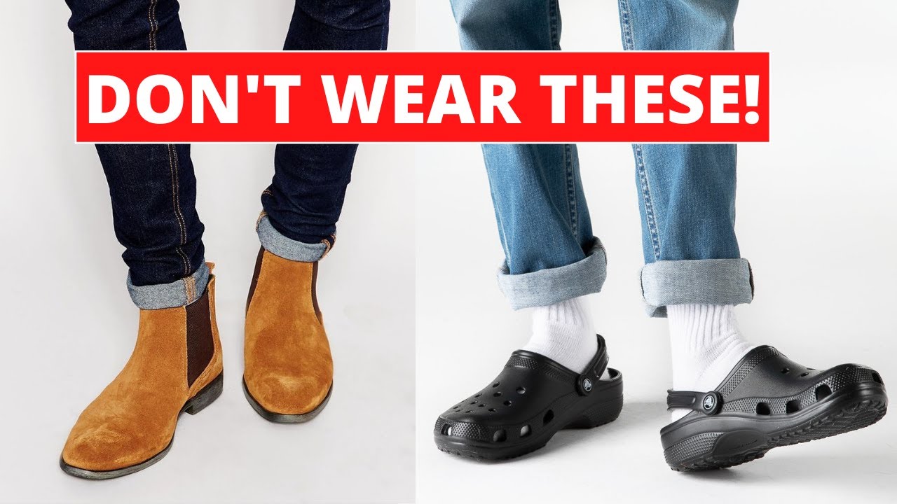 6 Shoes Stylish Men NEVER Wear