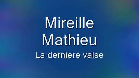 ( Mireille Mathieu) La derniere valse🍷🌹✨💞🌕