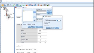 Generating and interpreting confidence intervals for a sample mean using SPSS