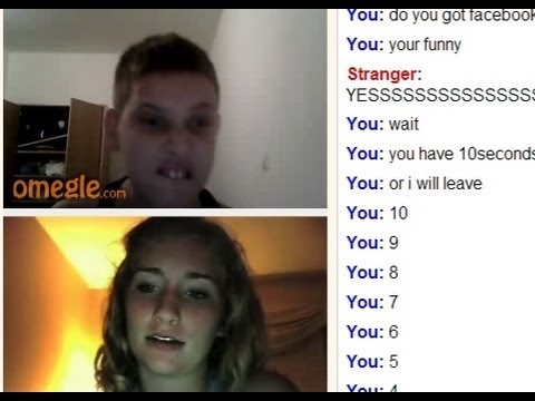 Omegle Troll, kid goes crazy! 