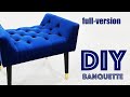 FULL-VERSION БАНКЕТКА мебель DIY СВОИМИ руками BANQUET furniture with your hands