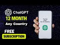 💎 Get ChatGPT Go FREE for 1 Year | Legal Method