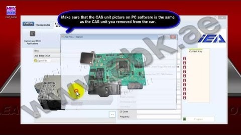 BMW CAS2 Smart Key Programming By the Zed Full Key Programmer Eeprom & MCU Applications