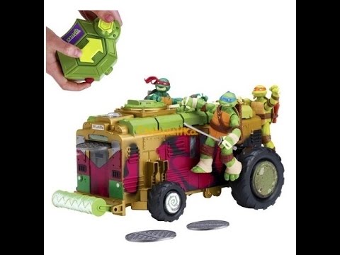 Боевой транспорт на ИК управлении серии Черепашки Ниндзя Фургон с ракетной установкой