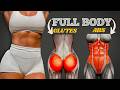 20 MIN HARDCORE FULL BODY (GLUTES &amp; ABS) SCULPTURE At Home | No Jumping | No Equipment