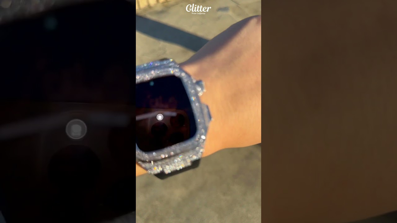 Iced Out Apple Watch Case 【GOLD】 | Glitter