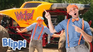 WOW! Monster Truck Song | Blippi | Sing With Blippi | Funny Videos & Songs