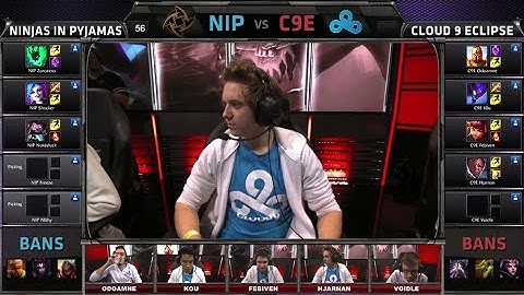 Ninjas in Pyjamas vs Cloud 9 Eclipse Game 1 |  Finals EU Challenger Series #1  | NIP vs C9E G1