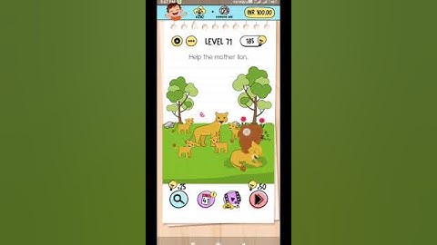 #trending #braintest #game how to clear the level 71 of the brain test