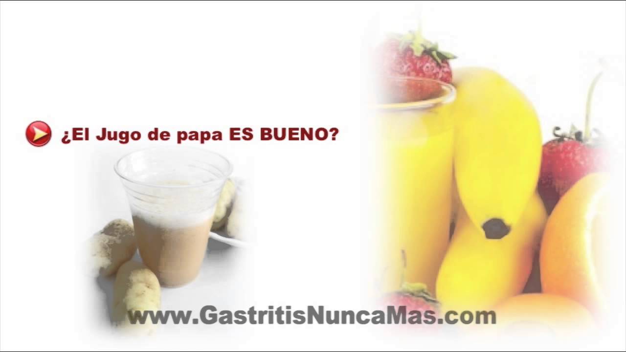 3 Jugos Para La Gastritis Jugo De Papa Para La Gastritis YouTube