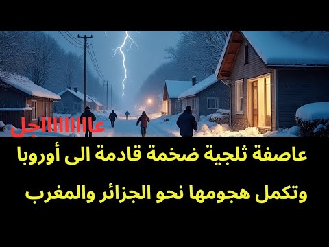 عاجل عاصفة ثلجية ضخمة قادمة على أوروبا وعدة دول عربية استعدوا