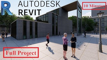 Learning Autodesk Revit Architecture Basics Through Designing/Modeling Modern Building (10 minutes)