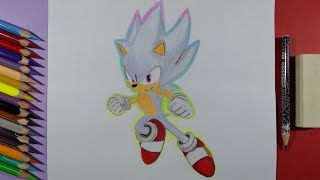 Dibujando A Hyper Sonic - Parte 2 Sonic Forces Drawing Hyper Sonic - Part 2