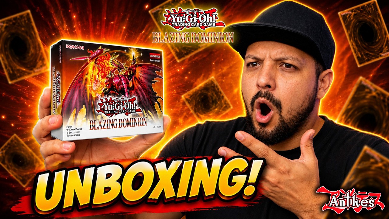 BLAZING DOMINION - UNBOXING🔥 | Yu-Gi-Oh! TCG - YouTube