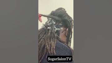 6 MONTHS SINCE LOC RETWIST 😀 #shorts