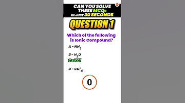 Can you Solve These 3 MCQs in 30 Seconds? | Class 10 Chemistry | CBSE Board Exam 2024