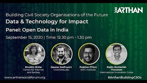 Open Data in India // Data & Technology for Impact