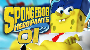 Spongebob Heropants Walkthrough Part 1 - No Commentary Gameplay