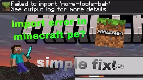 How to Fix Minecraft PE Import Error (2024, IOS)