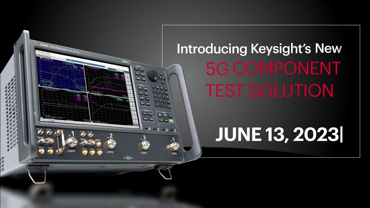 Introducing the New Keysight E5081A ENAX Network Analyzer YouTube