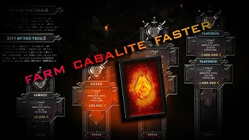 If you wonder how they farm CABALITE and EBOLI FASTER watch this!