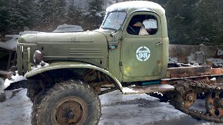 Полугусеничный ЗиЛ-157 ПОЕХАЛ / Одобрено ГУСЬТЕХНАДЗОРОМ