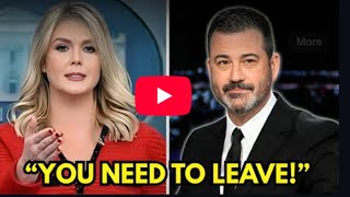 Karoline Leavitt Kicked Off Jimmy Kimmel in EPIC Live TV Moment! - YouTube