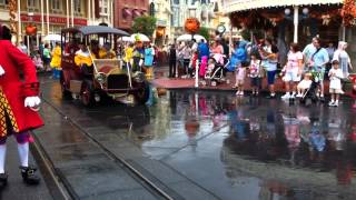 Rainy Day Character Parade Magic Kingdom Calvacade
On certain rainy days the 3pm parade is replaced with this parade with characters on Main St vehicles.
Check out my blog:http://milkdidmybodygood.blogspot.com/
Instagram: @milkdidmybodygood Rainy Day Character Parade Magic Kingdom Calvacade