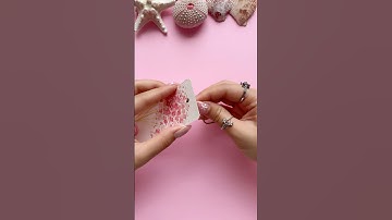 Easy Bookmark DIY Idea 💐 #shorts #halyncalligraphy #diy