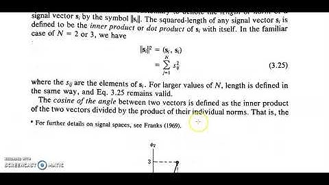 Geometric interpretation of signals