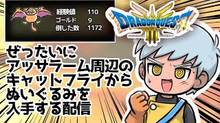 【ドラクエ3リメイク】ぜったいにアッサラーム周辺のキャットフライからぬいぐるみを入手する配信　※ネタバレあり【ねぐぅ/#Vtuber】