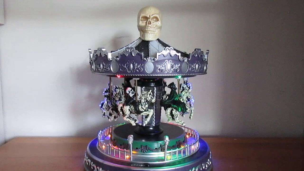 Spooky Haunted Halloween Merry Go Round Animated-Music-Sound Effects ...
