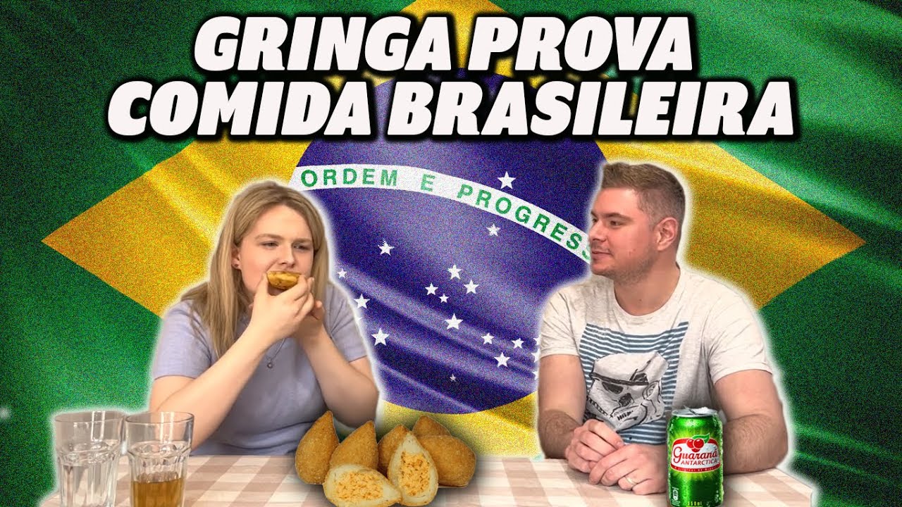 Irlandesa se apaixonou por coxinha e empada 🇮🇪🇧🇷