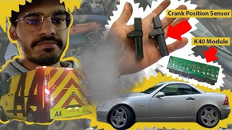 The SLK died on me! Crank Position Sensor & K40 module, R170 Mercedes SLK 230