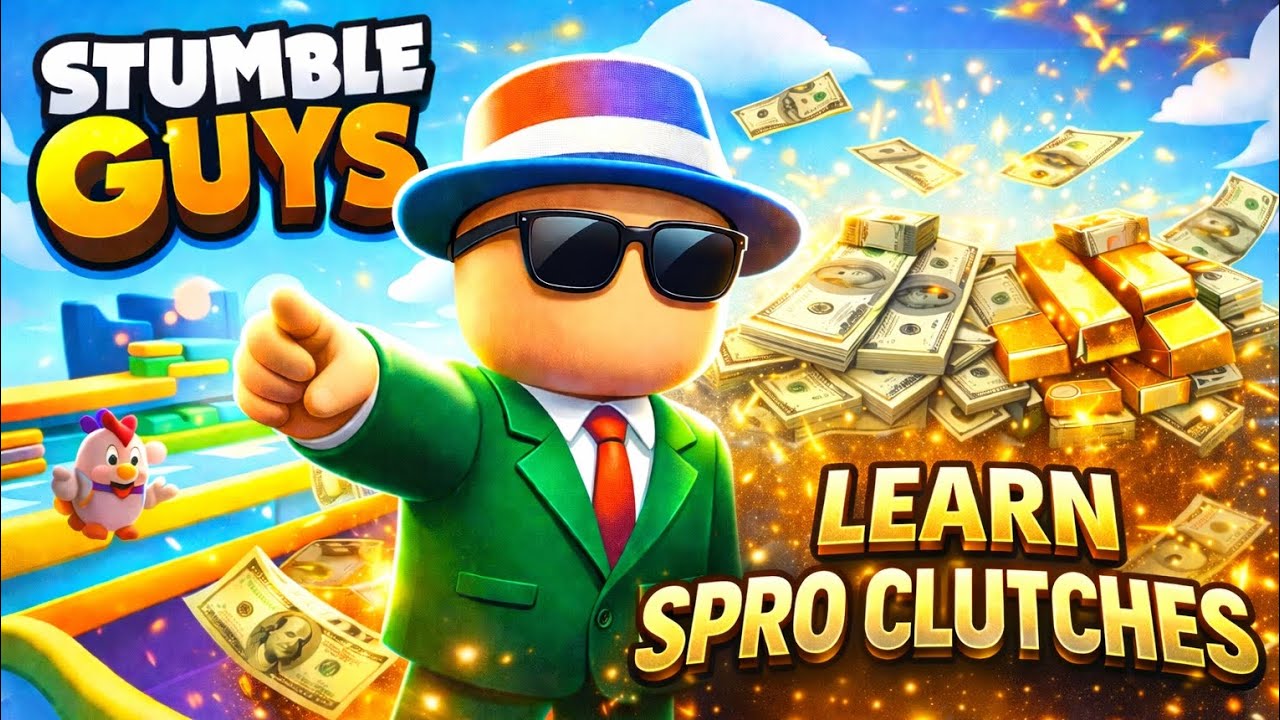 Learn spro clutch in easy way | Stumble guys | @ Rojargamer 