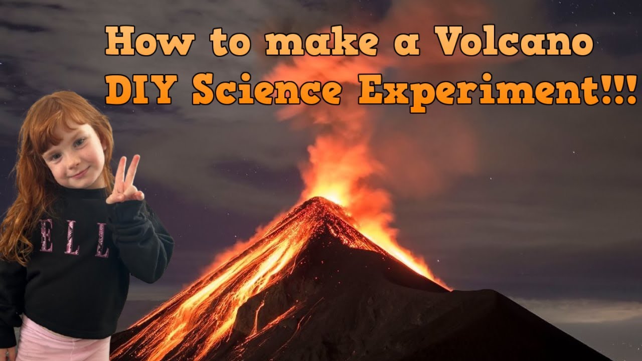 How to make a Volcano DIY Science Experiment!!! - YouTube