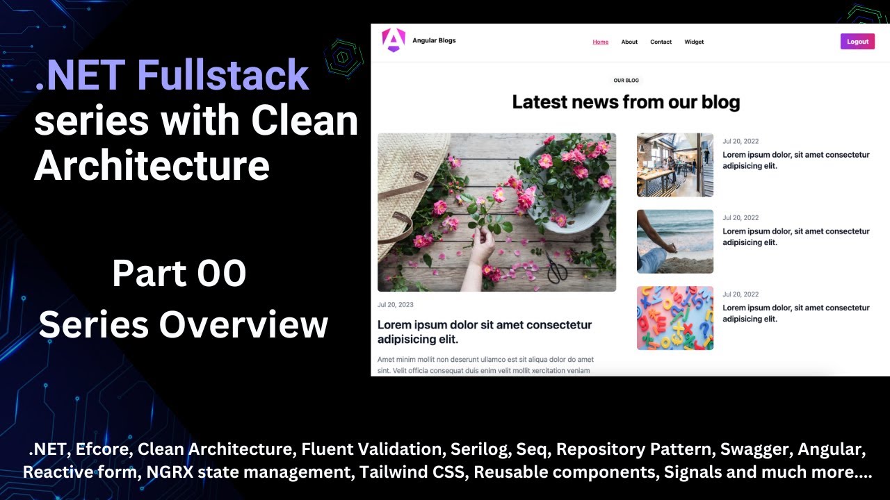 Introduction to .NET Full Stack Development with Angular | Part 00 ...