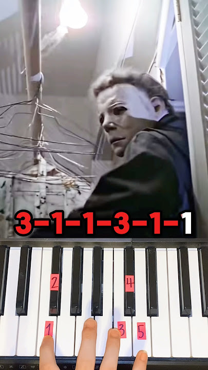 Halloween Theme - Piano Tutorial #shorts