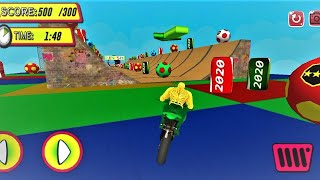 Superhero Tricky bike race games/Süper kahramanlar ile motor mega ramp oyunu/Android Gameplay#1(FHD) screenshot 4