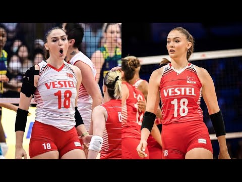 Zehra Güneş/milissa vargas #volleyball player #turkey #vakifbank new video 2023