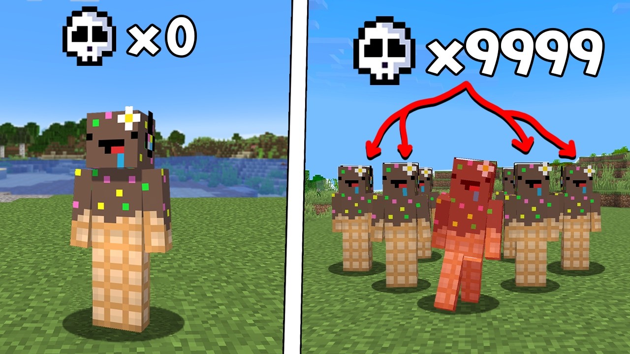 Finir Minecraft mais quand je me MEURT je me CLONE.. (wtf ?)