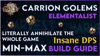 Carrion Golems Elementalist Min Max Build Guide 3.11 - Max DPS and Survivability