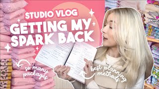 STUDIO VLOG | Getting my spark back ✨ TWO Shop Launches & Packing Orders