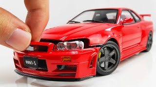 Building a Perfect Fast and Furious Skyline GTR -34  in 10 minutes