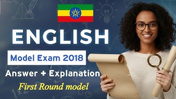 2018 English First Round model examination Answers with explanations 