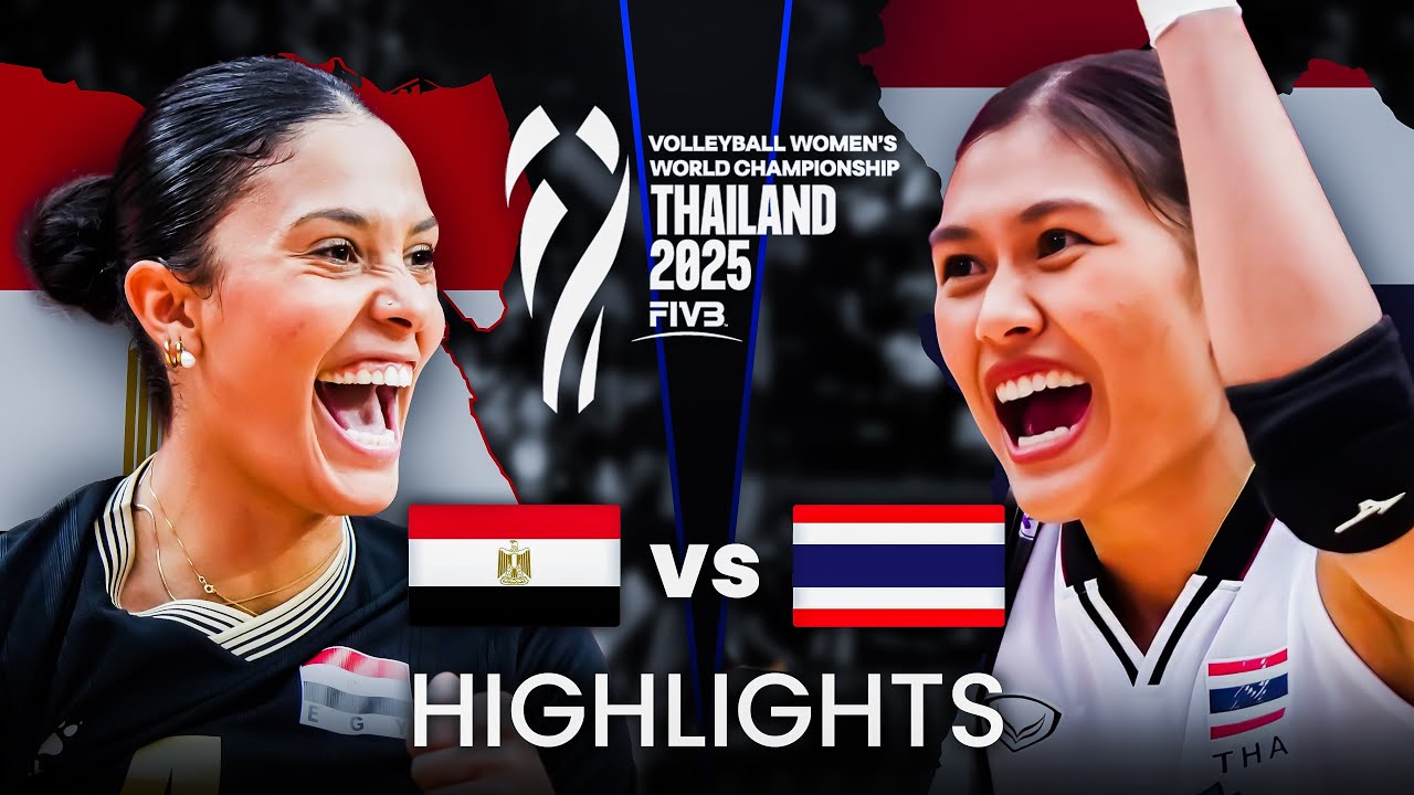 THAILAND 🇹🇭 vs EGYPT 🇪🇬 | Highlights | Women's Volleyball World Championship 2025
