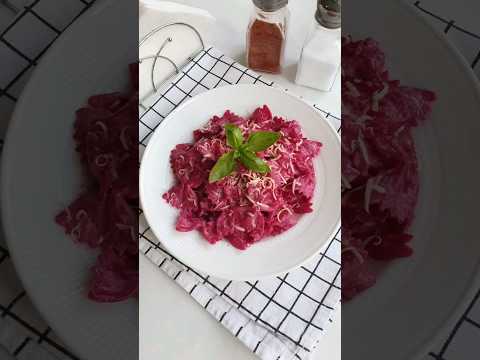 Розовая паста Барби 🎀 Рецепт в комментариях 👉 #рецепты #еда #паста #пастабарби #розоваяпаста