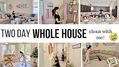 TWO DAY WHOLE HOUSE CLEAN WITH ME 2020 // EXTREME CLEANING MOTIVATION // Jessica Tull cleaning