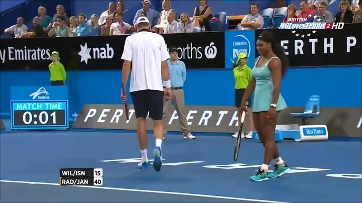 ATP servers against WTA players