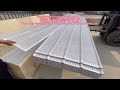 0.8mm Thickness-10mm Round Hole-5Peaks-940mm Width-5M Length White Color Wind Protection Screen Pack